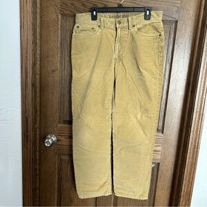Lands' End Men's Corduroy Pants in Tan